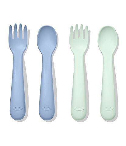 OXO Tot Plastic Fork & Spoon 4-Pack