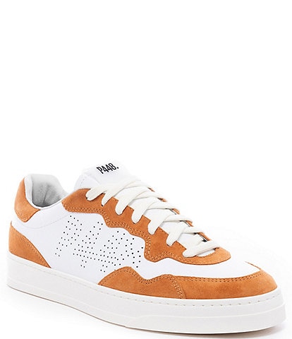 P448 Bali Sunset Leather and Suede Lace-Up Sneakers