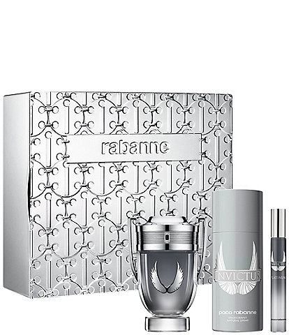 Paco Rabanne Invictus Platinum Eau de Parfum 3 Piece Gift Set