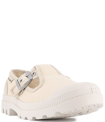 Palladium Women's Pampa Washed Canvas Mary Janes
