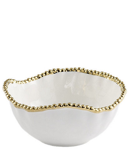 Pampa Bay Salerno Golden Porcelain Medium Salad Bowl