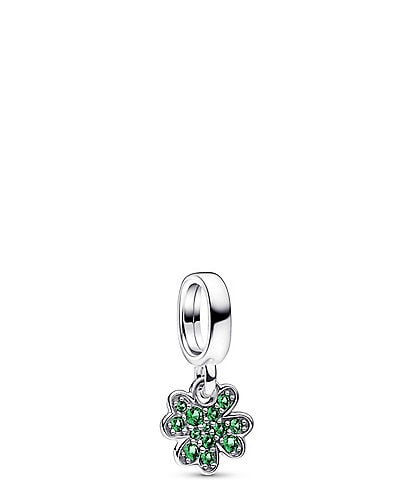 Pandora Four-Leaf Clover Sterling Silver Dangle Charm