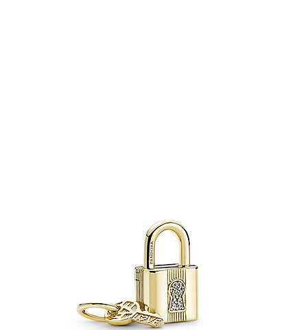 Pandora Gold Padlock And Key Charm