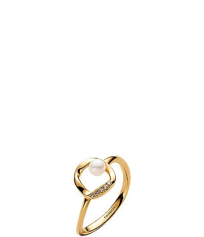 Pandora Oval Sparkling Halo Band Ring