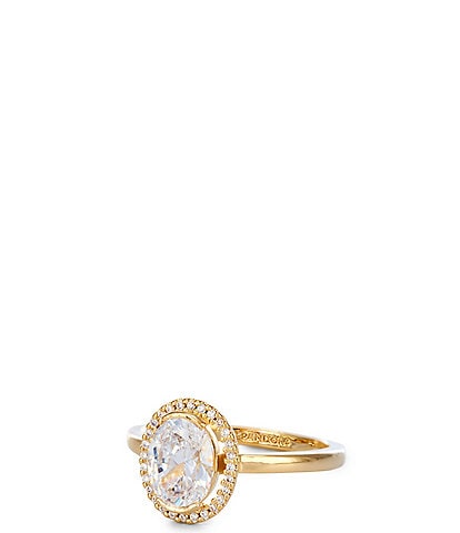 Pandora Oval Sparkling Halo Statement Ring