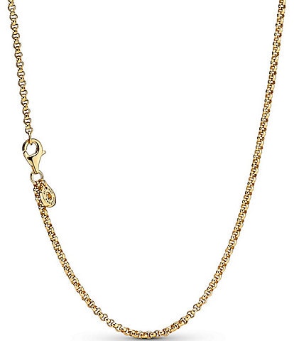 Pandora Rolo Gold Chain Necklace