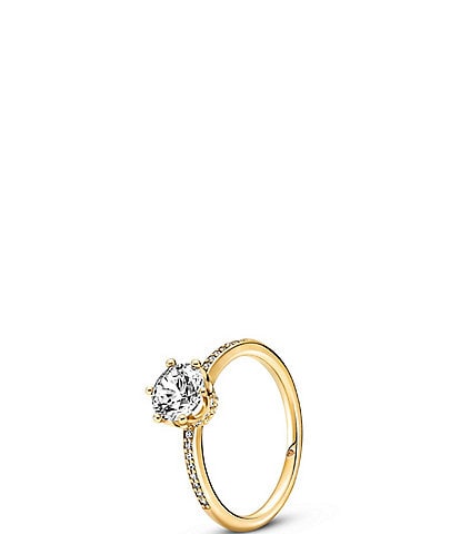 Pandora Sparkling Crown Solitaire Ring