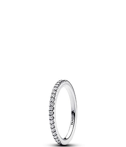 Pandora Sparkling Sterling Silver Band Ring