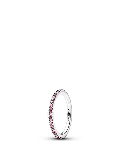 Pandora Sparkling Sterling Silver Band Ring