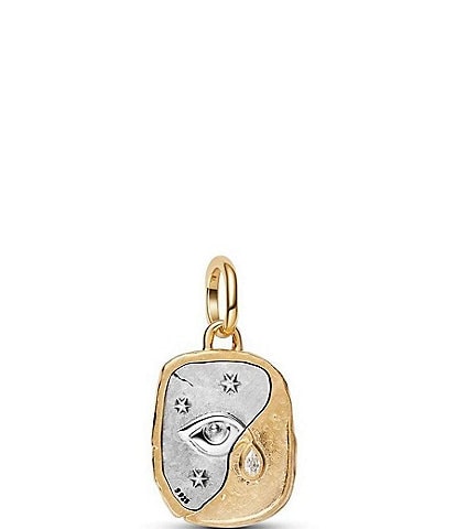 Pandora Two Tone Eye Medallion Charm