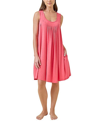 Papinelle Solid Pleated Modal Nightgown