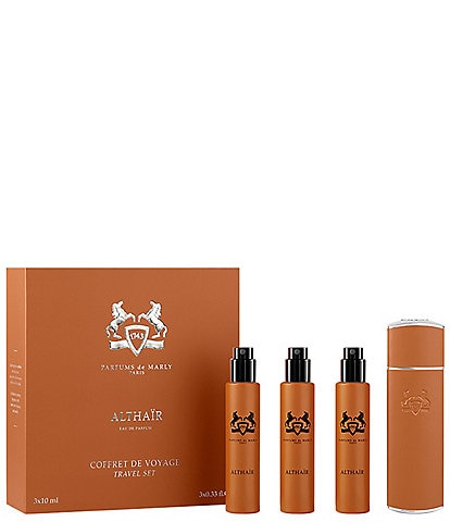 PARFUMS de MARLY Men's Althair Eau de Parfum Refillable Travel Set with Case