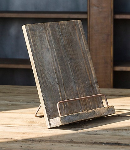 Park Hill Collection Aged Wooden Cookbook Stand