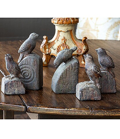Park Hill Song Bird Relic Figurines, Set of 5