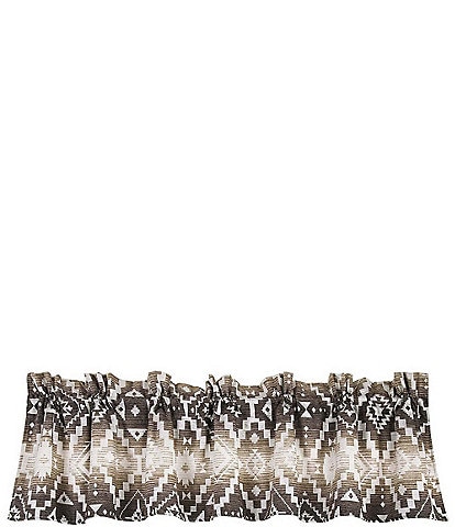 Paseo Road by HiEnd Accents Chalet Southwestern Geometric Pattern Window Valance