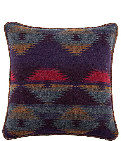 Paseo Road by HiEnd Accents Gila Geometric Print Wool Blend Square Pillow