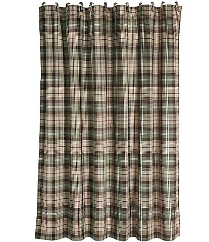 Paseo Road by HiEnd Accents Huntsman Plaid Shower Curtain