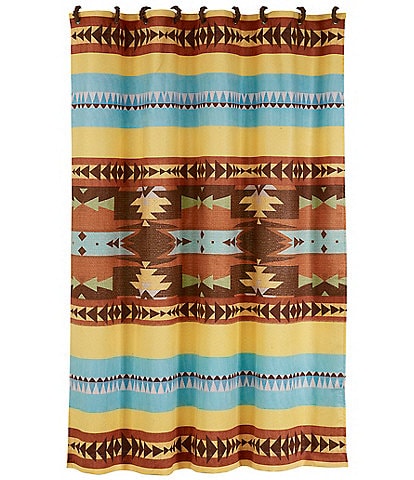 Paseo Road by HiEnd Accents Mesa Southwestern Pattern Shower Curtain