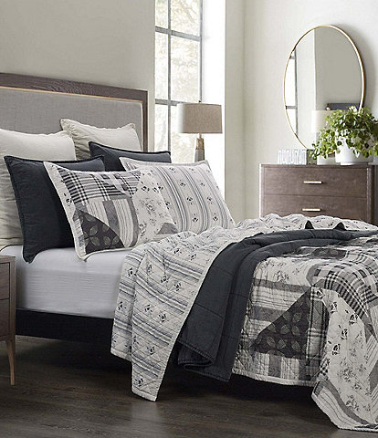 Paseo Road by HiEnd Accents Patchwork Prairie Reversible Quilt Mini Set