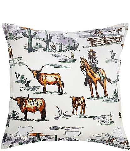 Paseo Road by HiEnd Accents Ranch Life Western Euro Sham