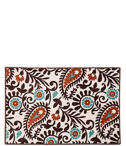 Paseo Road by HiEnd Accents Rebecca Floral Paisley Bath Rug