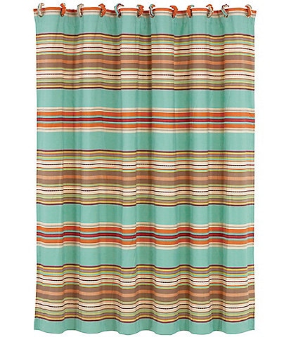 Paseo Road by HiEnd Accents Serape Striped Shower Curtain