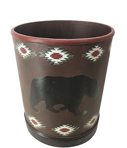 Paseo Road by HiEnd Accents Southwestern Bear Wastebasket