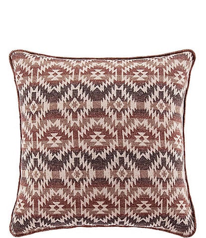Paseo Road by HiEnd Accents Southwestern Geometric Print Mesa Wool Blend Euro Sham