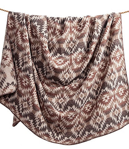 HiEnd Accents x Paseo Road Southwestern Geometric Mesa Wool Blend Throw Blanket