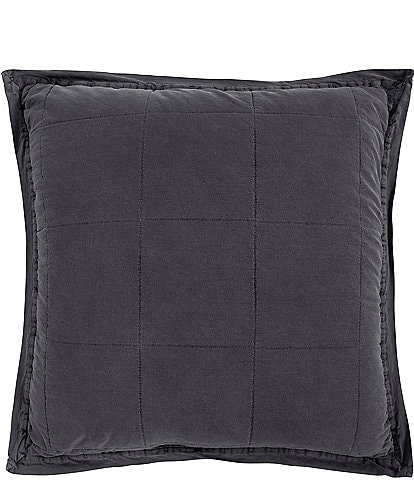 Paseo Road by HiEnd Accents Stonewashed Cotton Canvas Euro Sham