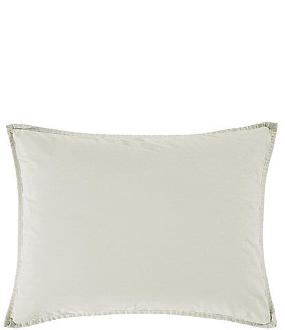 HiEnd Accents Stonewashed Cotton Canvas Pillow Sham