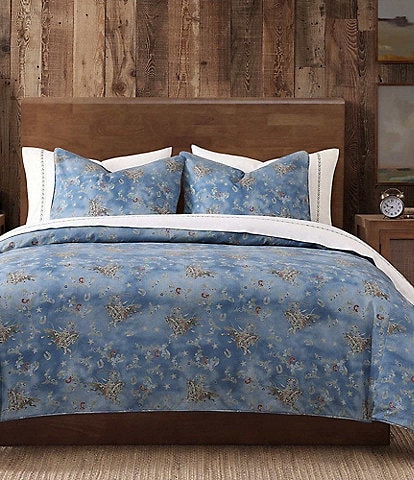 Paseo Road by HiEnd Accents Tasha Polizzi Collection Lee Western Washed Denim Mini Comforter Set