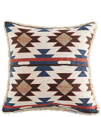 Paseo Road by HiEnd Accents Tasha Polizzi Collection Mariella Chenille Teddy-Backed Square Pillow