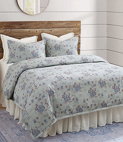 Paseo Road by HiEnd Accents Tasha Polizzi Collection Rosabel Washed Demin Duvet Cover Mini Set