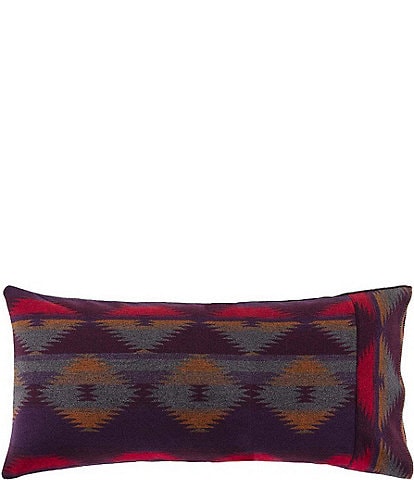 Paseo Road by HiEnd Accents Western Geometric Print Gila Wool Blend Self Cuff Pillowcase