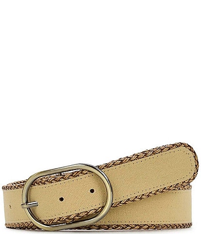 Patricia Nash 1" Elio Straw Belt