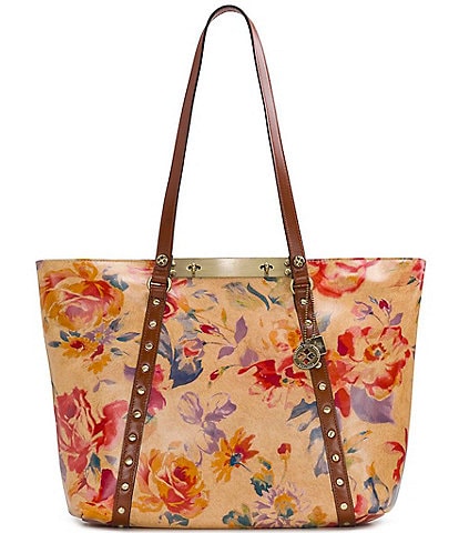 Patricia Nash Aegean Blooms Benvenuto Tote Bag