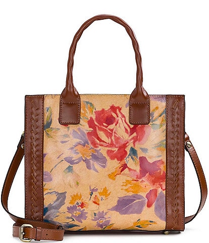 Patricia Nash Aegean Blooms Curry Tote Bag