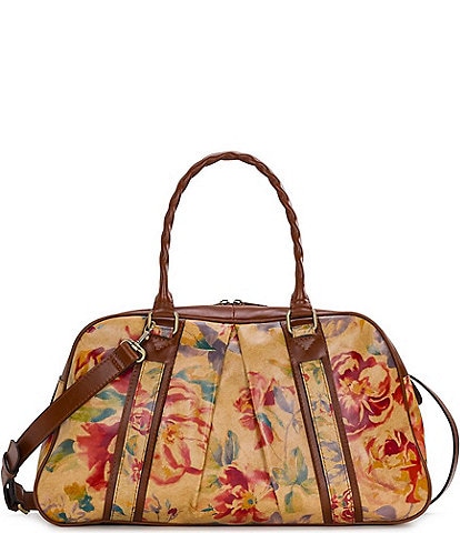 Patricia Nash Aegean Blooms Odessa Satchel Bag