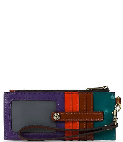 Patricia Nash Alanna Color Block Leather Wallet Wristlet