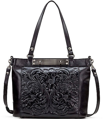 Patricia Nash Arden Floral Embossed Leather Tote Bag
