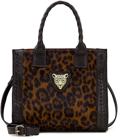 Patricia Nash Curry Haircalf Leather Tote Bag