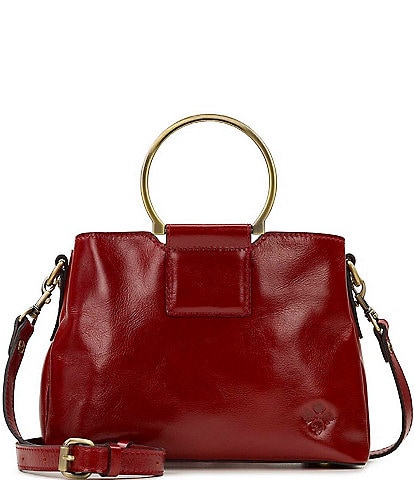 Patricia Nash Empoli Leather Satchel Crossbody Bag