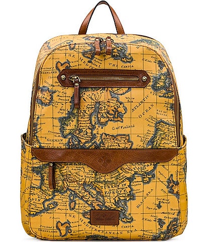 Patricia Nash European Map Soft Side Collection Backpack