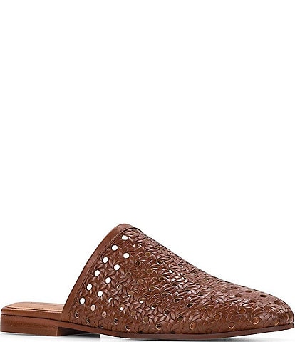 Patricia Nash Flavia Woven Leather Mules