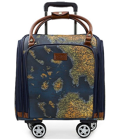 Patricia Nash Greek Map Soft Side Collection 18" Underseater Spinner