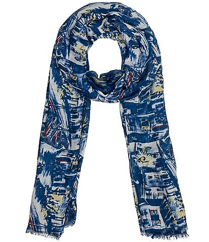 Patricia Nash Harbor Nights Print Scarf Wrap