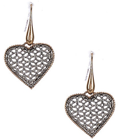 Patricia Nash Heart Drop Earrings