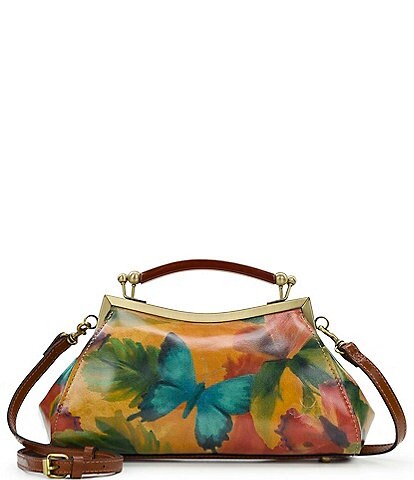 Patricia Nash Kelmscott Watercolor Butterfly Frame Bag