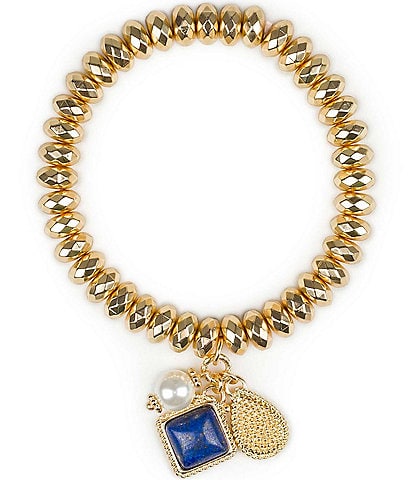 Patricia Nash Lapis Strone Stretch Bracelet